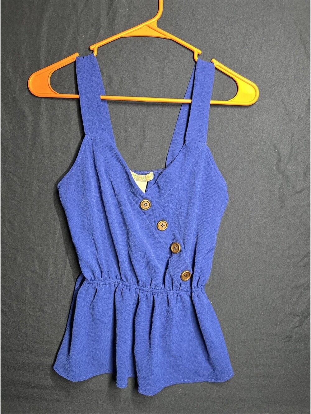 good luck gem top Blue Xs